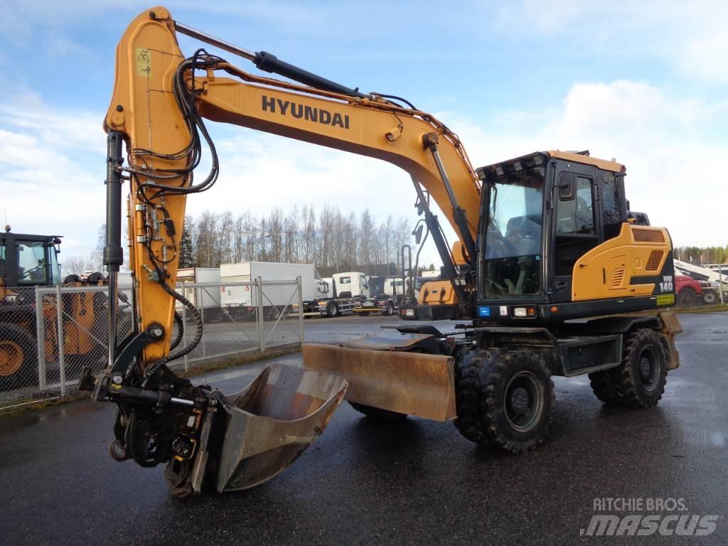 Hyundai HW 140 Excavatoare cu roti