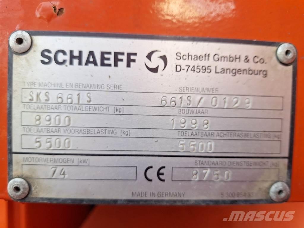 Schaeff SKS 661 Incarcator pe pneuri