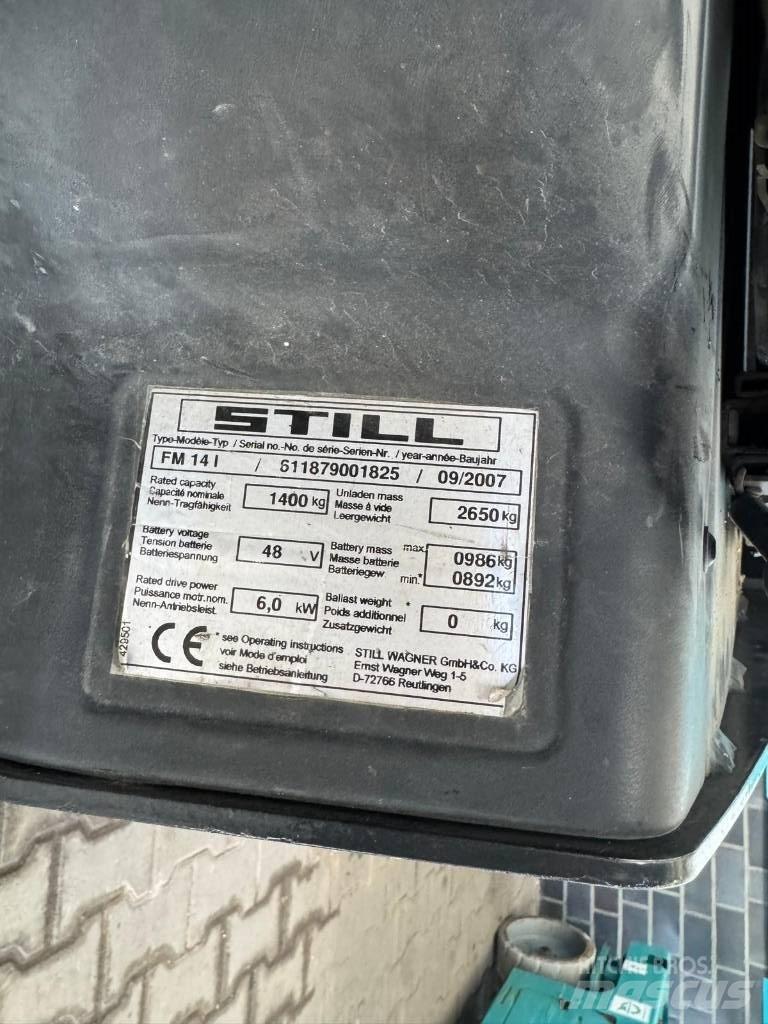 Still FM 14 l Stivuitor cu catarg retractabil