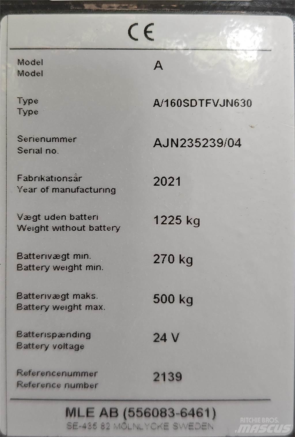 Atlet 160SDTFV Transpaleta cu platforma