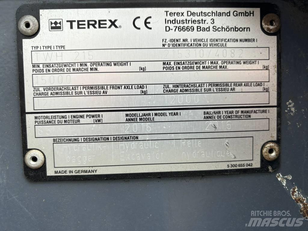 Terex TWH215 Echipament de sortare
