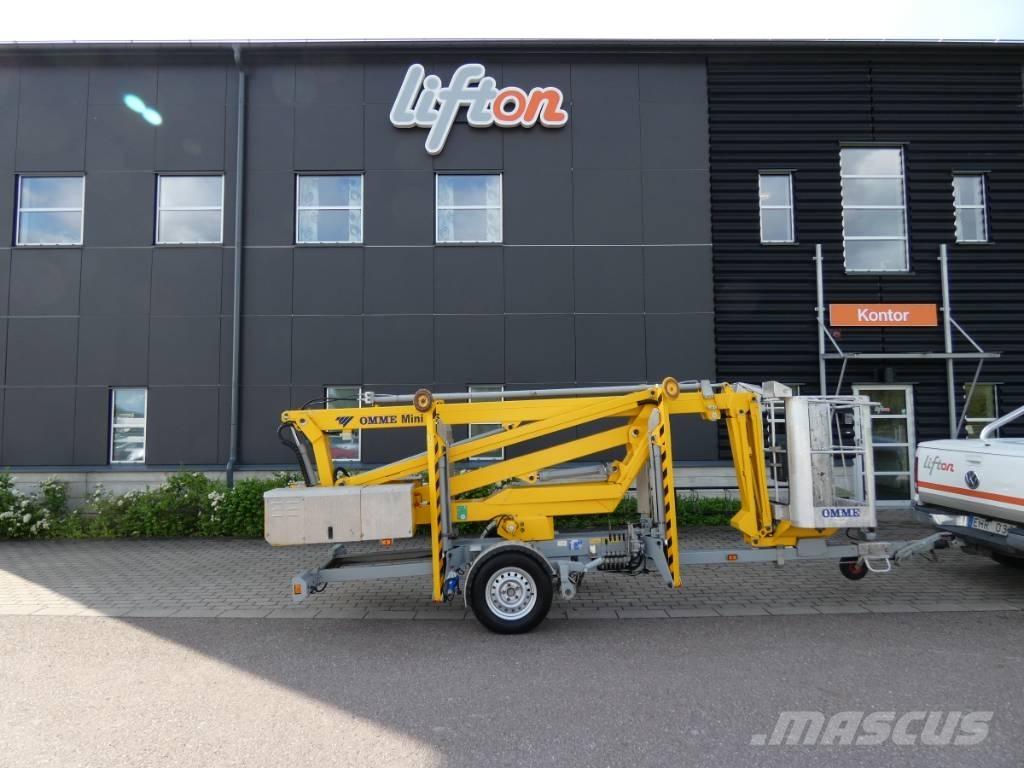 Omme Mini 15 EXBJ Platforme aeriene montate pe remorca