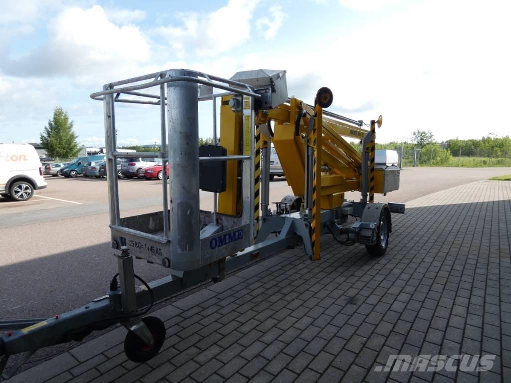 Omme Mini 15 EXBJ Platforme aeriene montate pe remorca