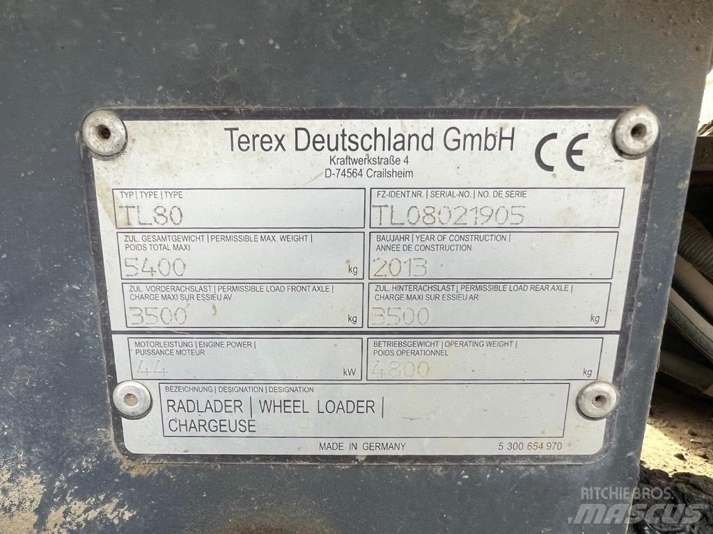 Terex TL 80 Incarcator pe pneuri