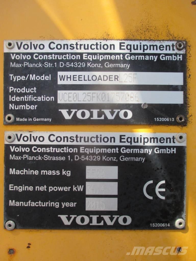 Volvo L 25 F Incarcator pe pneuri