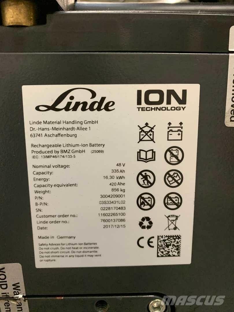 Linde E16P ION Stivuitor electric