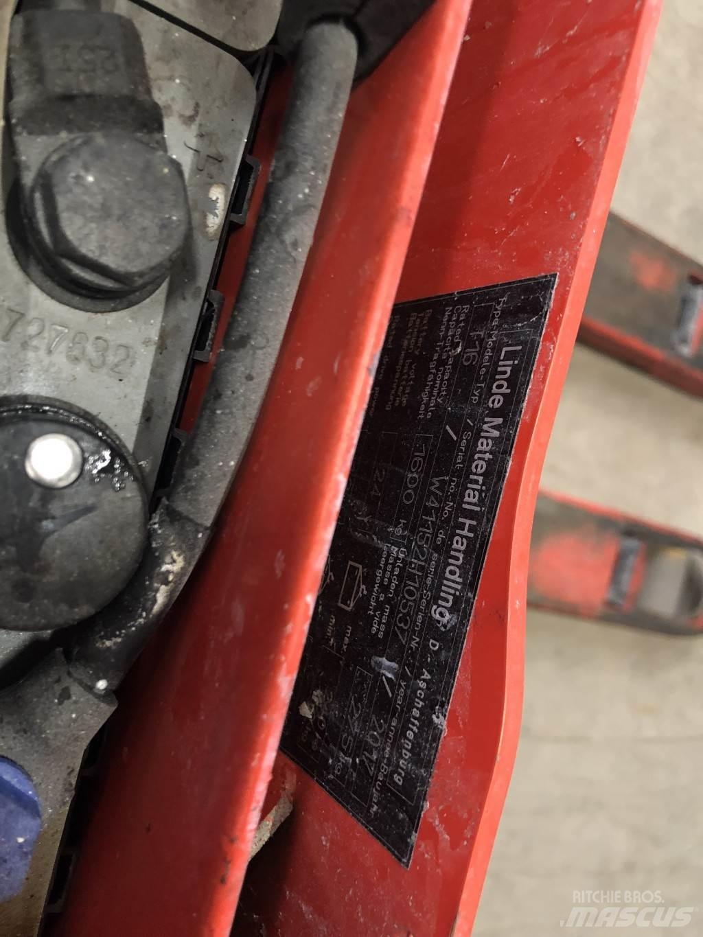 Linde T16 Transpaleta manuala