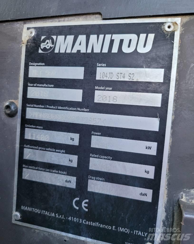 Manitou MLT960 Stivuitoare telescopice