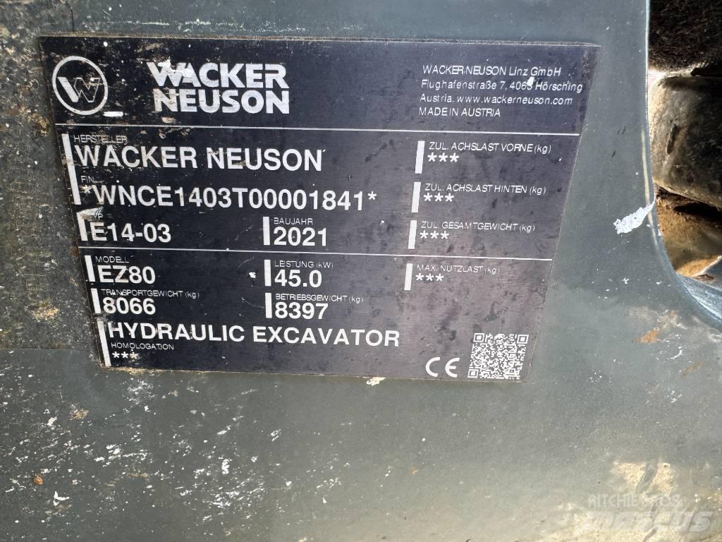 Wacker Neuson EZ80 Excavatoare pe șenile
