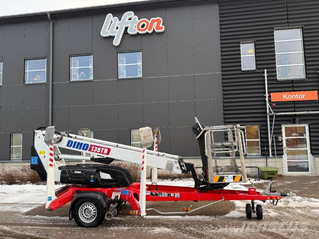 Dino 135 TB Platforme aeriene montate pe remorca