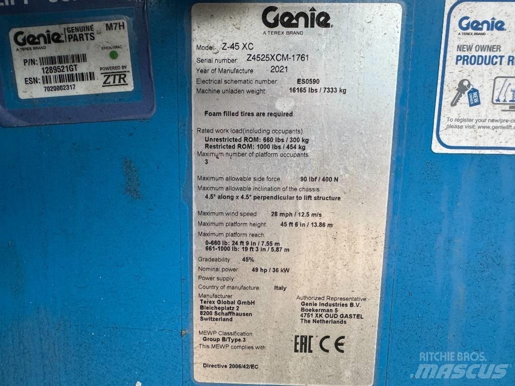 Genie Z 45/25 XC Nacele cu brat articulat