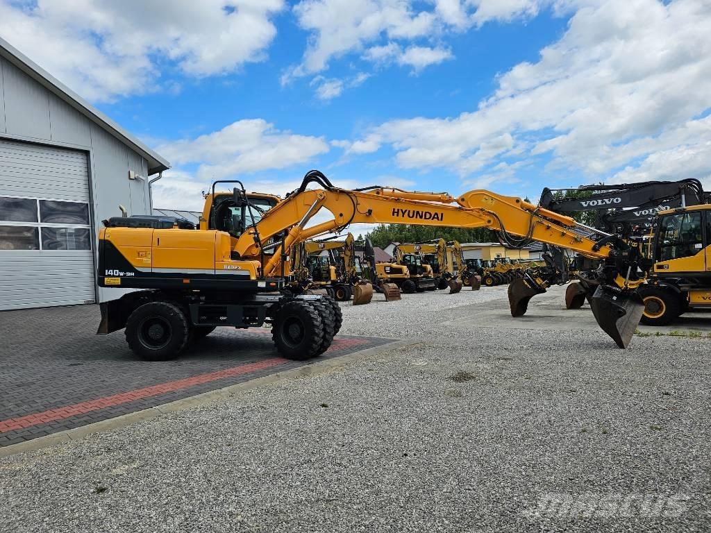 Hyundai 140 W 9 A Excavatoare cu roti
