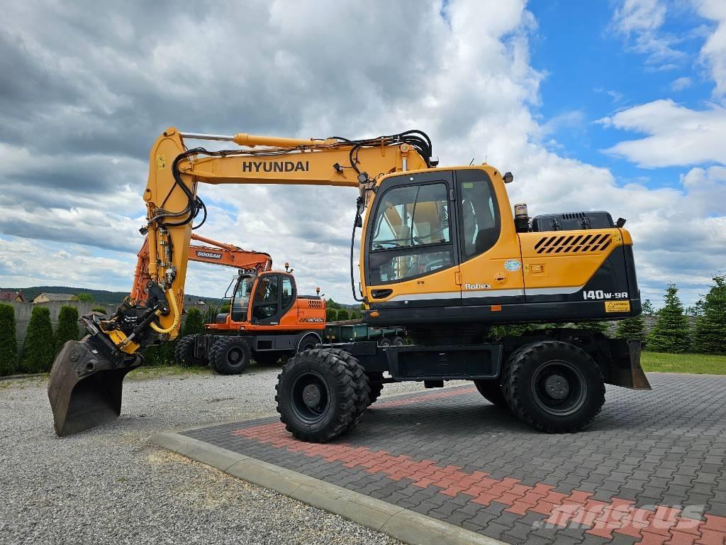 Hyundai 140 W 9 A Excavatoare cu roti