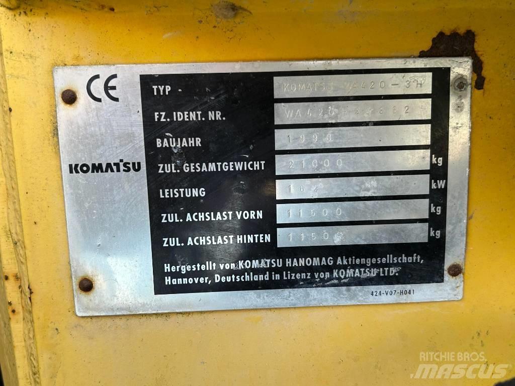 Komatsu WA 420 Incarcator pe pneuri