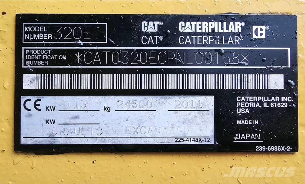 CAT 320 EL RR Excavatoare pe șenile
