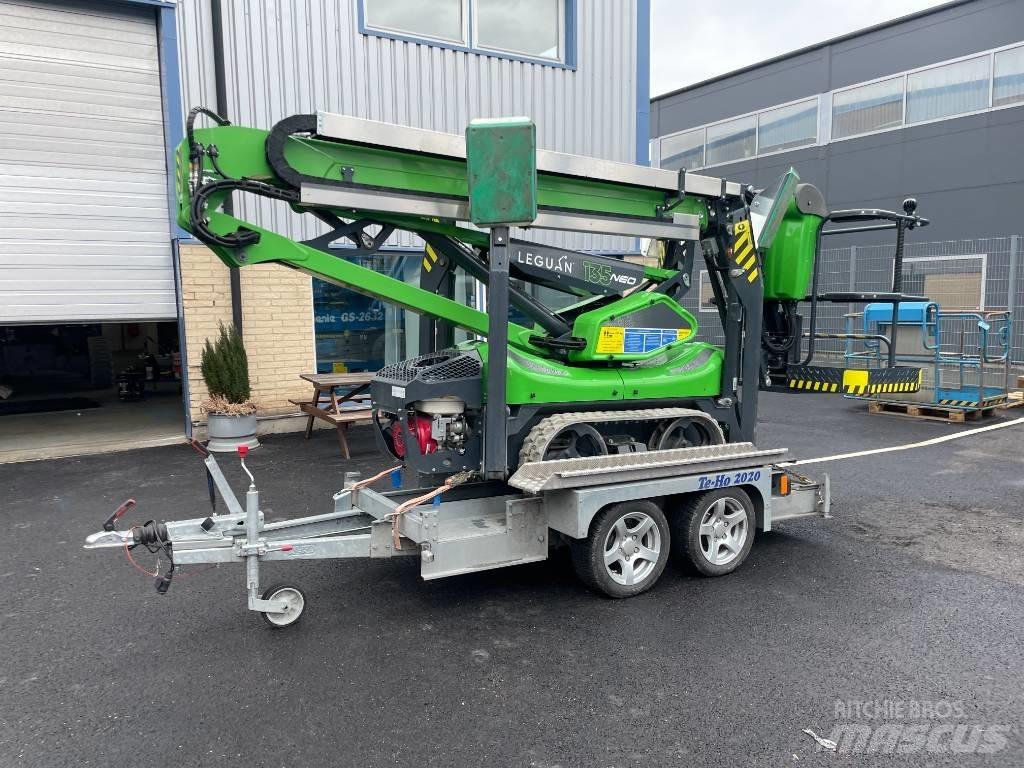Leguan Leguan 135neo Platforme aeriene montate pe remorca