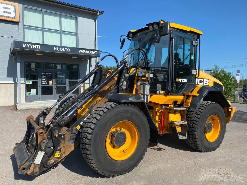 JCB 413 K T4F Incarcator pe pneuri