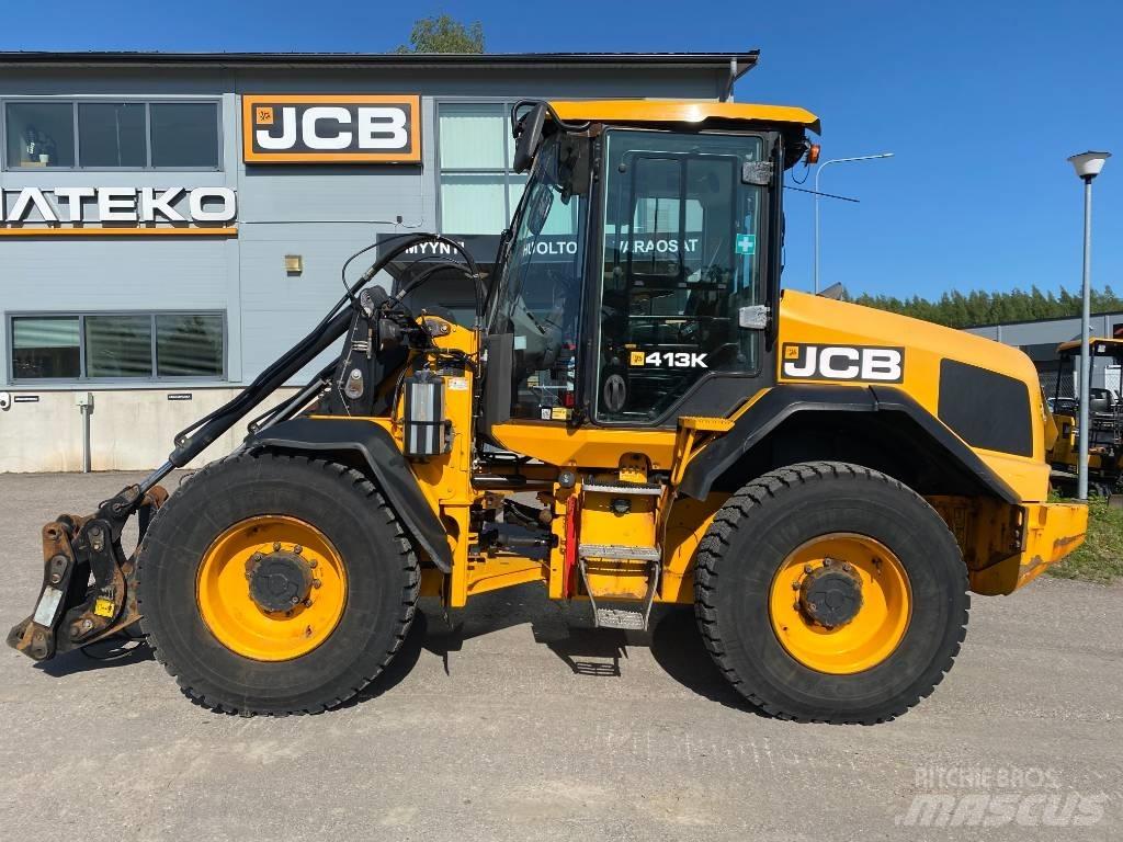 JCB 413 K T4F Incarcator pe pneuri