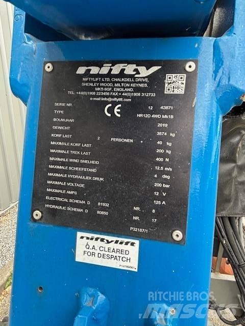 Niftylift HR12 D Nacele cu brat articulat