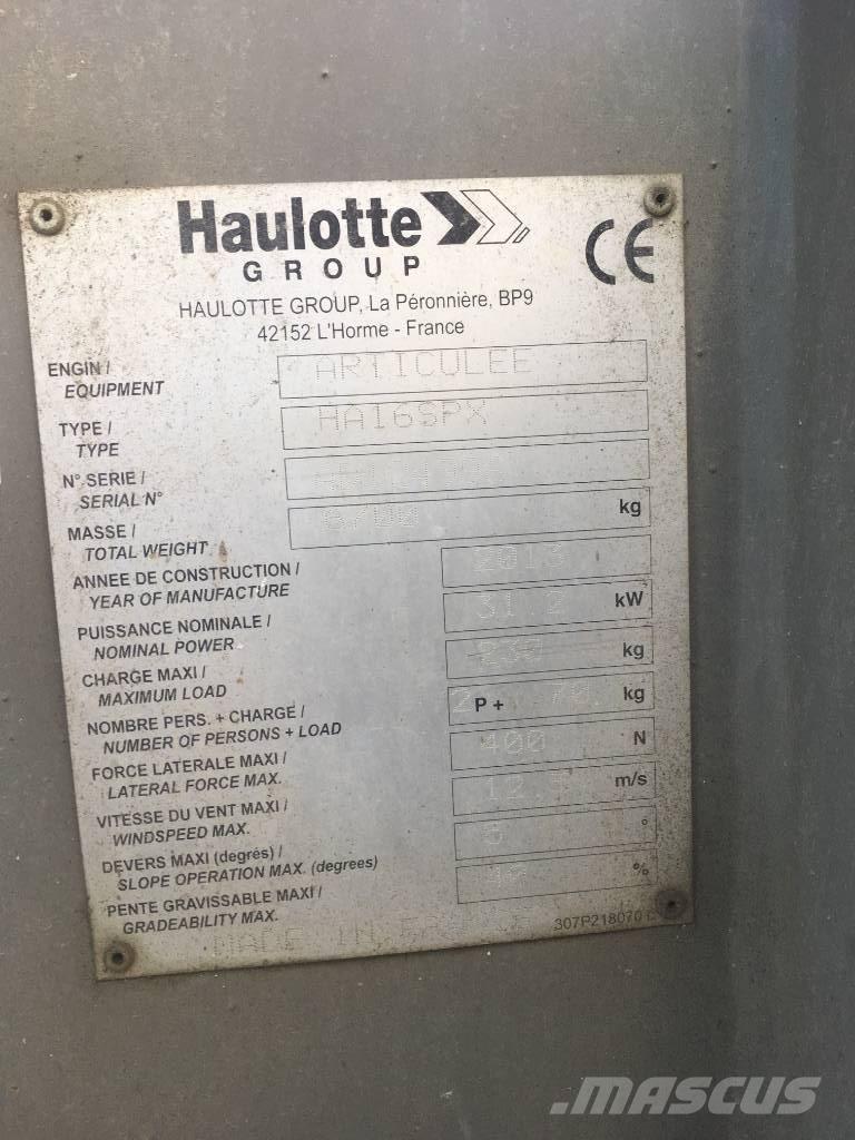 Haulotte HA 16 SPX Nacele cu brat articulat