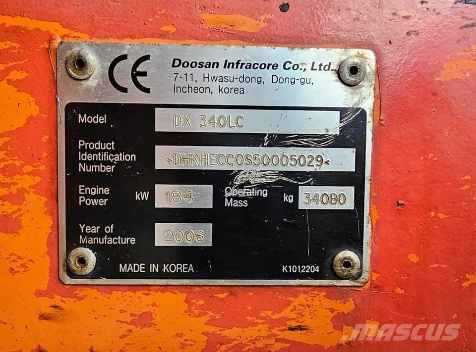 Doosan DX 340 LC Excavatoare pe șenile
