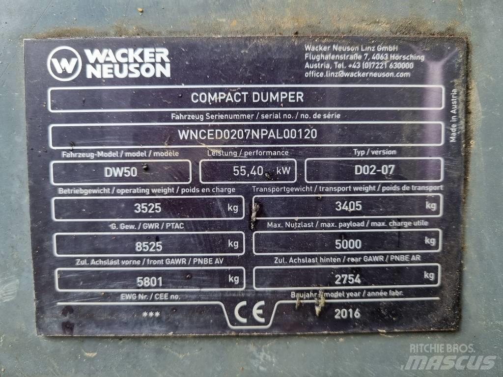 Wacker Neuson DW 50 Minitractor de teren