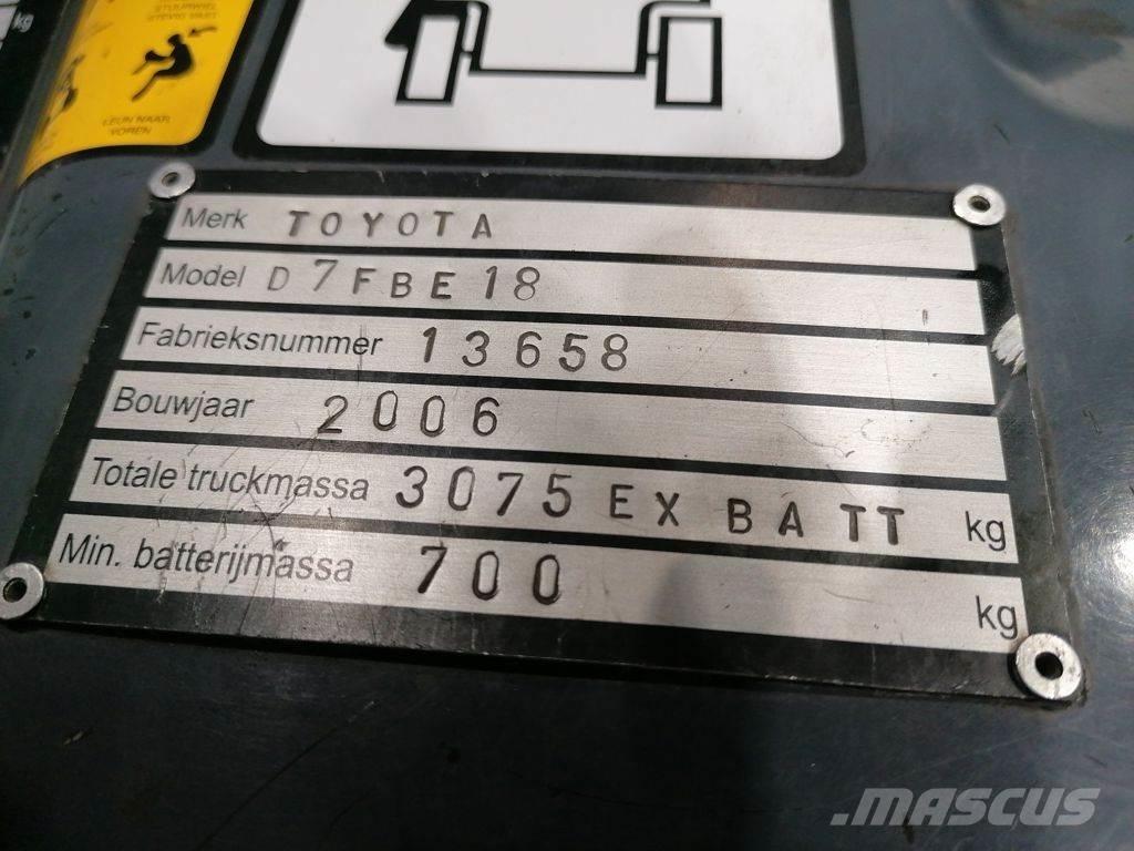 Toyota 7FBEF18 Stivuitor electric