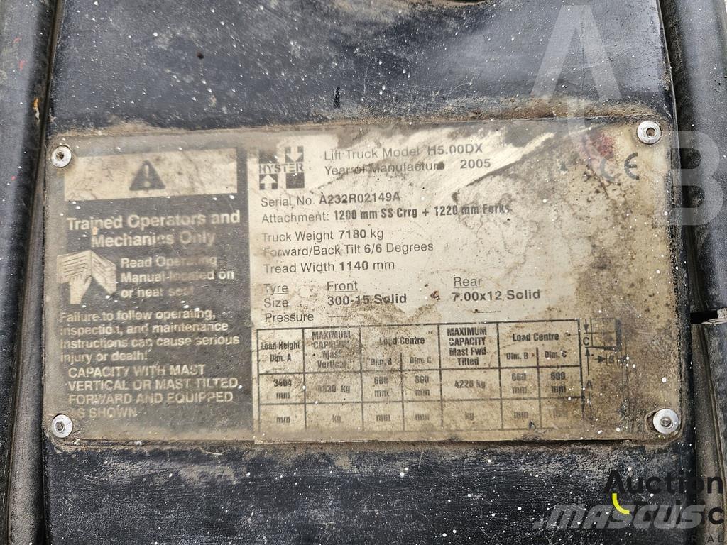 Hyster H5.00DX Stivuitor diesel