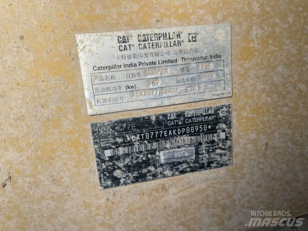 CAT 777e Autobasculante remorci