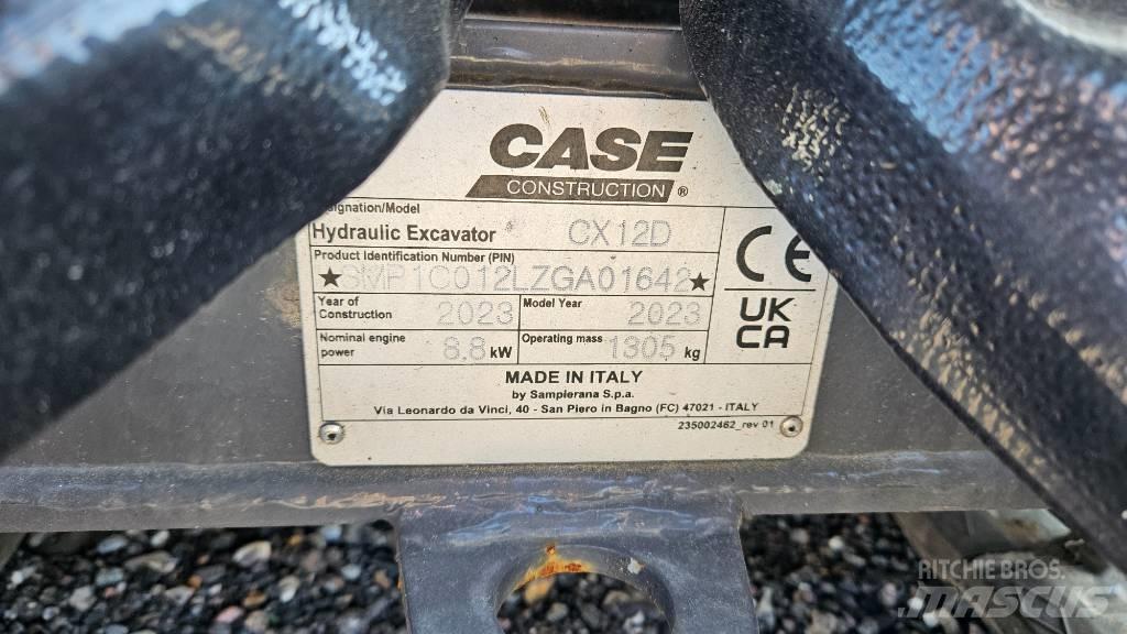 CASE CX12D Mini excavatoare < 7t