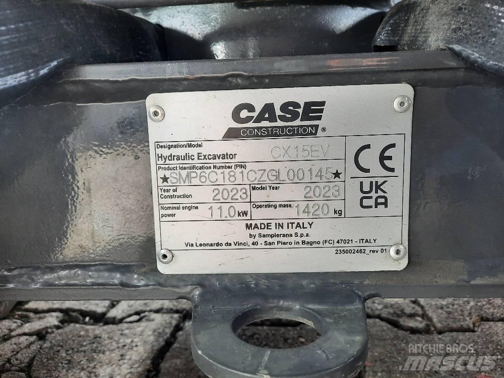CASE CX 15 EV Mini excavatoare < 7t