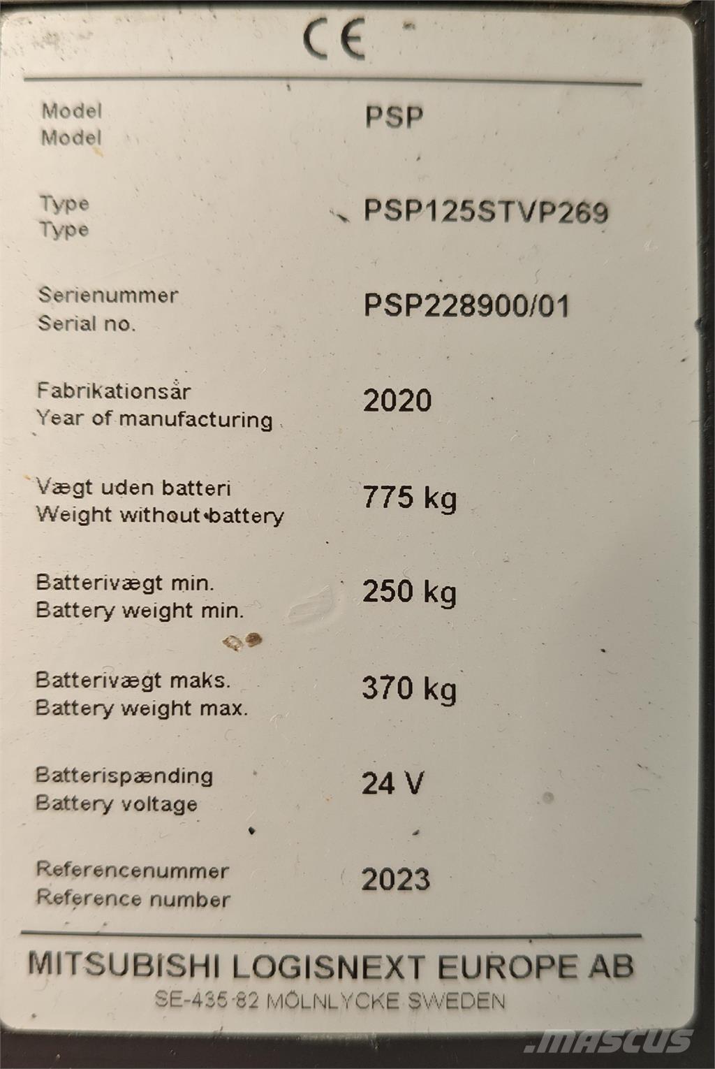 Atlet PSP125 Transpaleti autopropulsanti