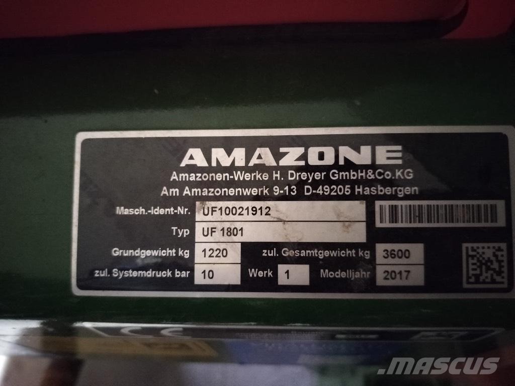 Amazone UF 1801 Pulverizatoare spayers