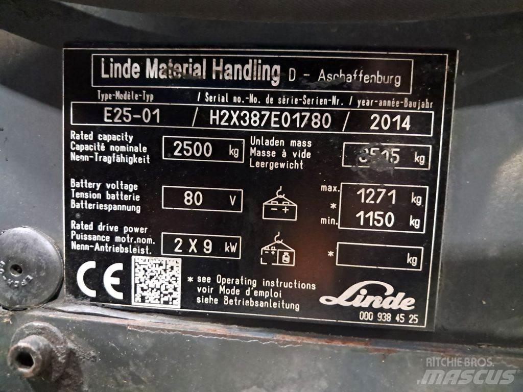 Linde E25-01 Stivuitor electric