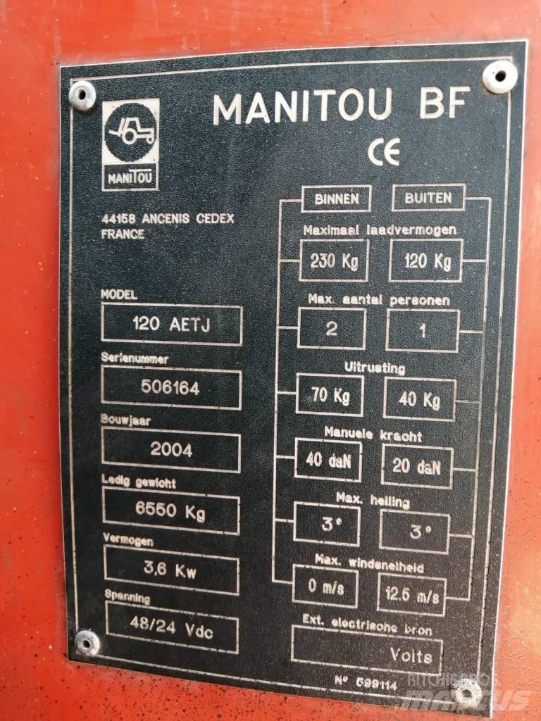 Manitou 120 AETJ3D Nacele cu brat articulat