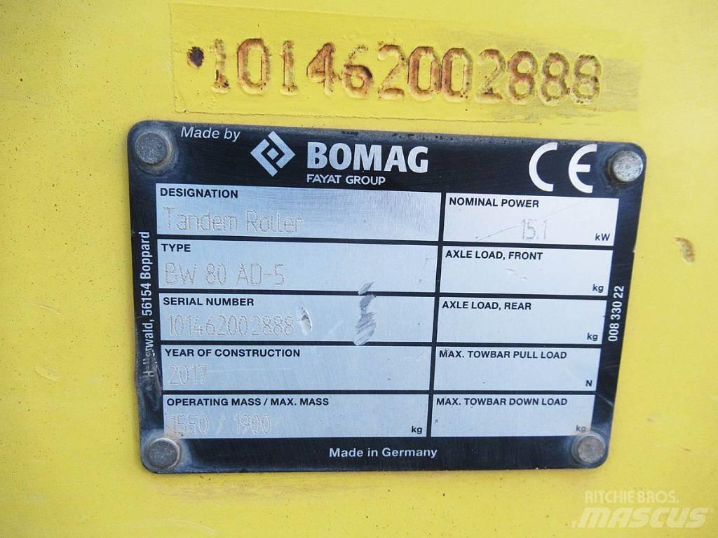 Bomag BW 80 AD-5 Cilindri compactori dubli