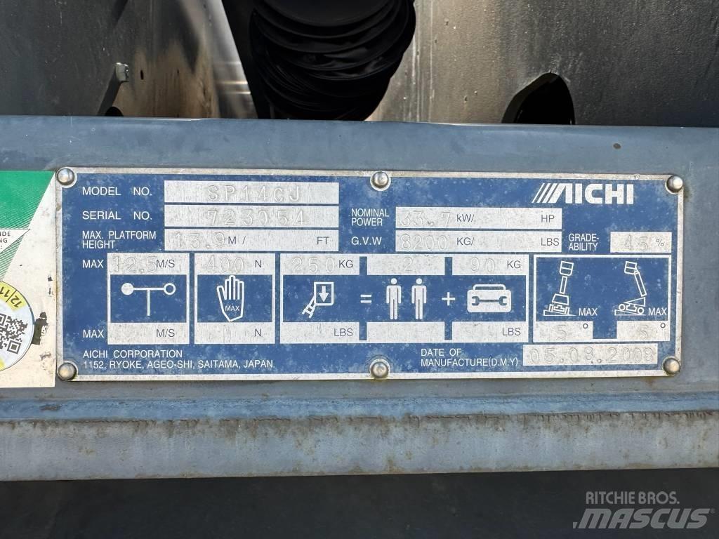Aichi SP 14 CJ Nacele cu brat telescopic