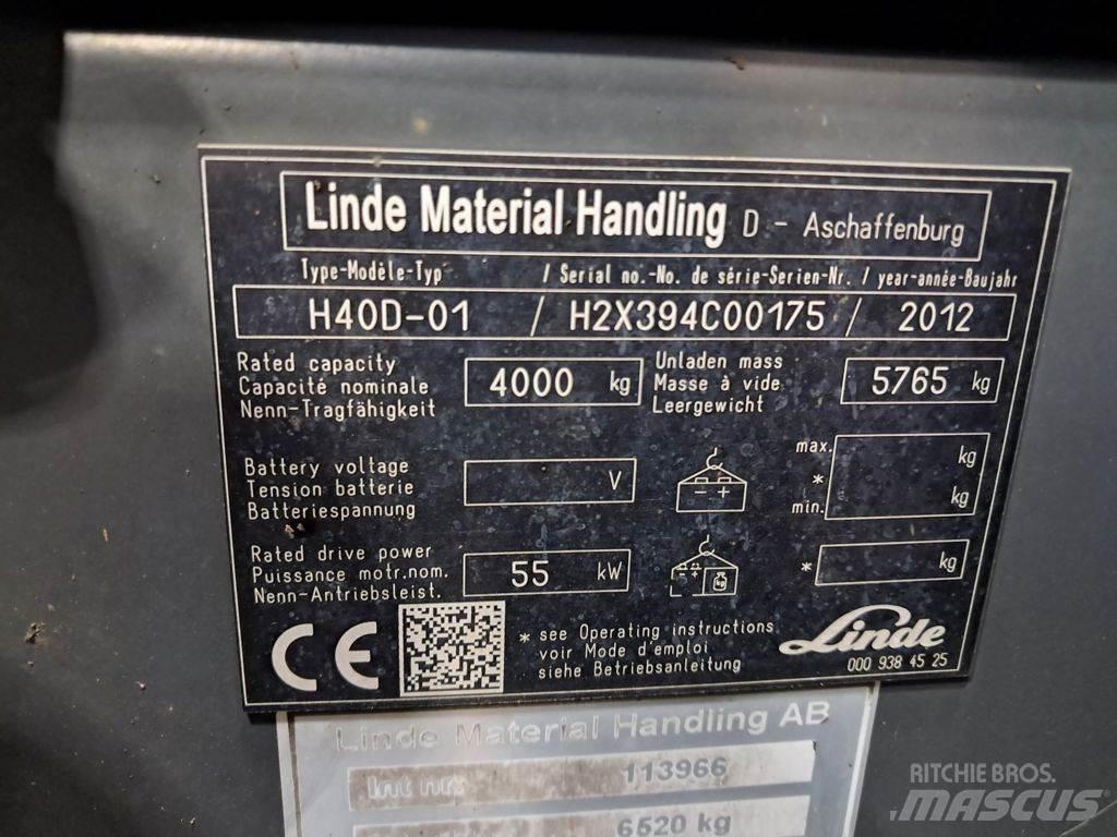 Linde H40D-01 Stivuitor diesel