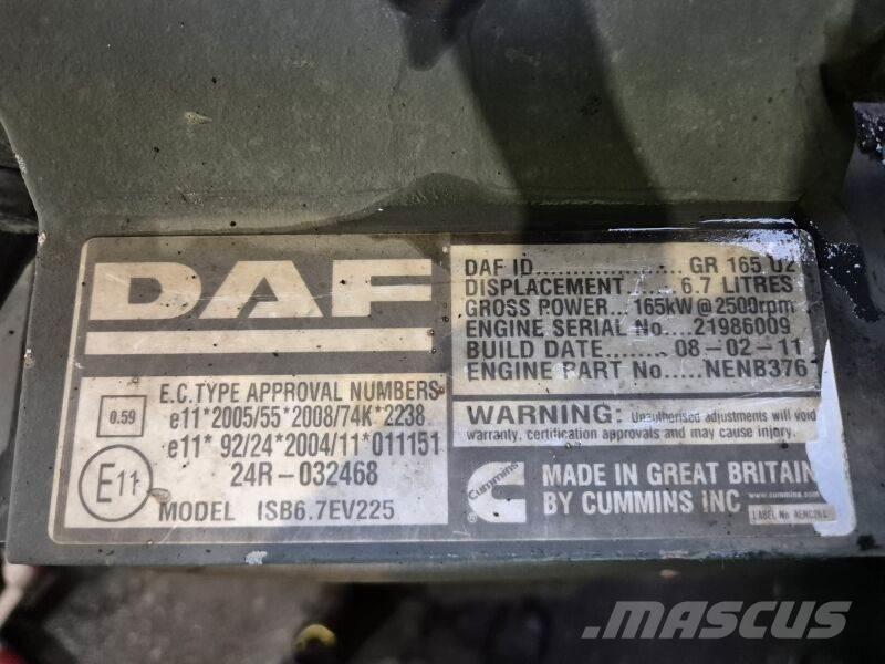 DAF GR165U2 Motoare