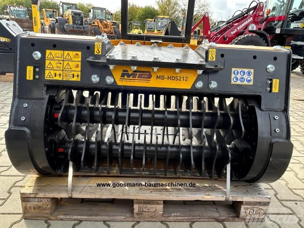 MB Crusher HDS 212 cupa de excavat cu cernere