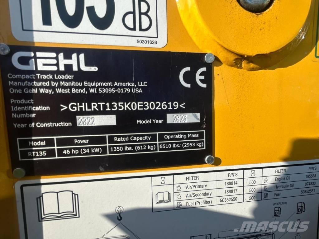 Gehl RT135 Mini incarcator