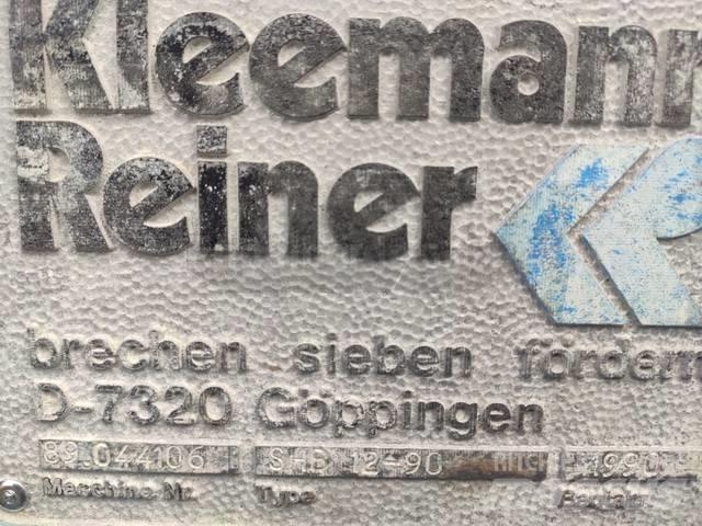 Kleemann SHB 12-90 Rasnita/masina de sfaramat