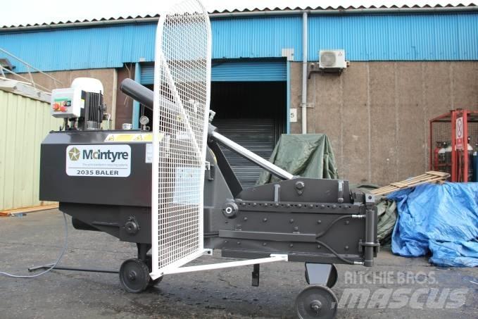McIntyre Metal Baler Presa de balotat industriala