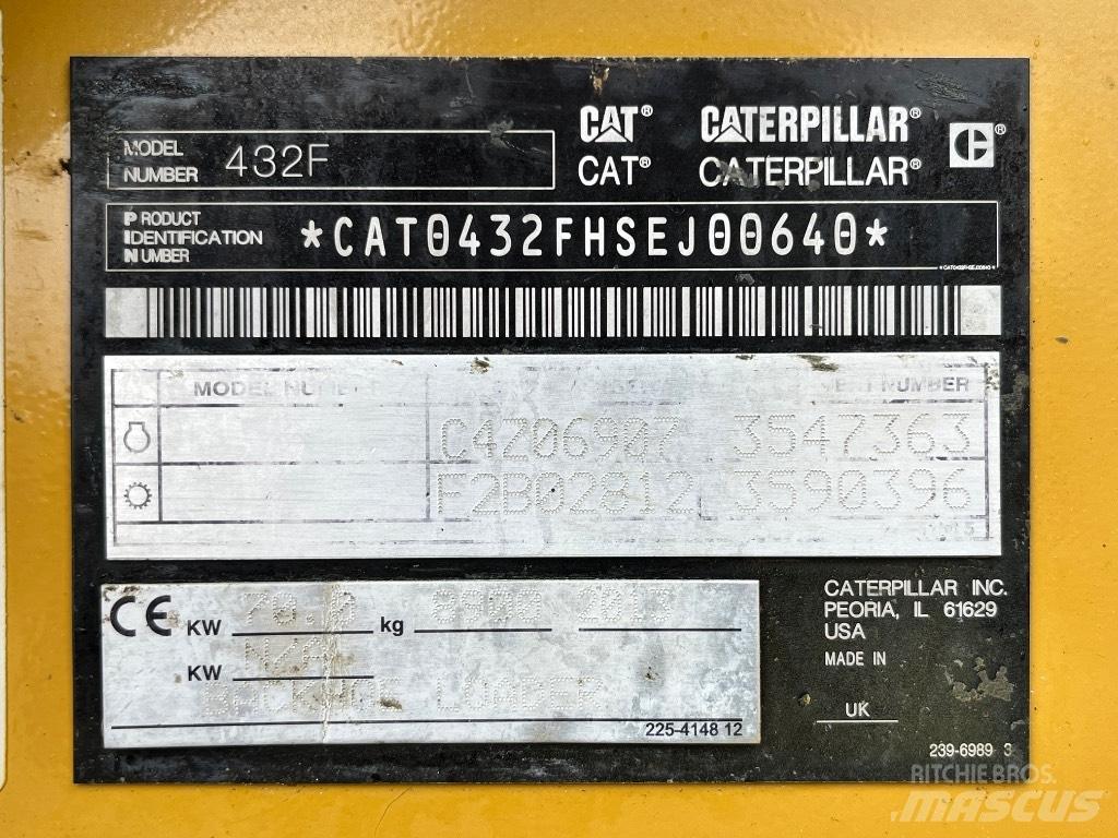 CAT 432 F Buldoexcavatoare