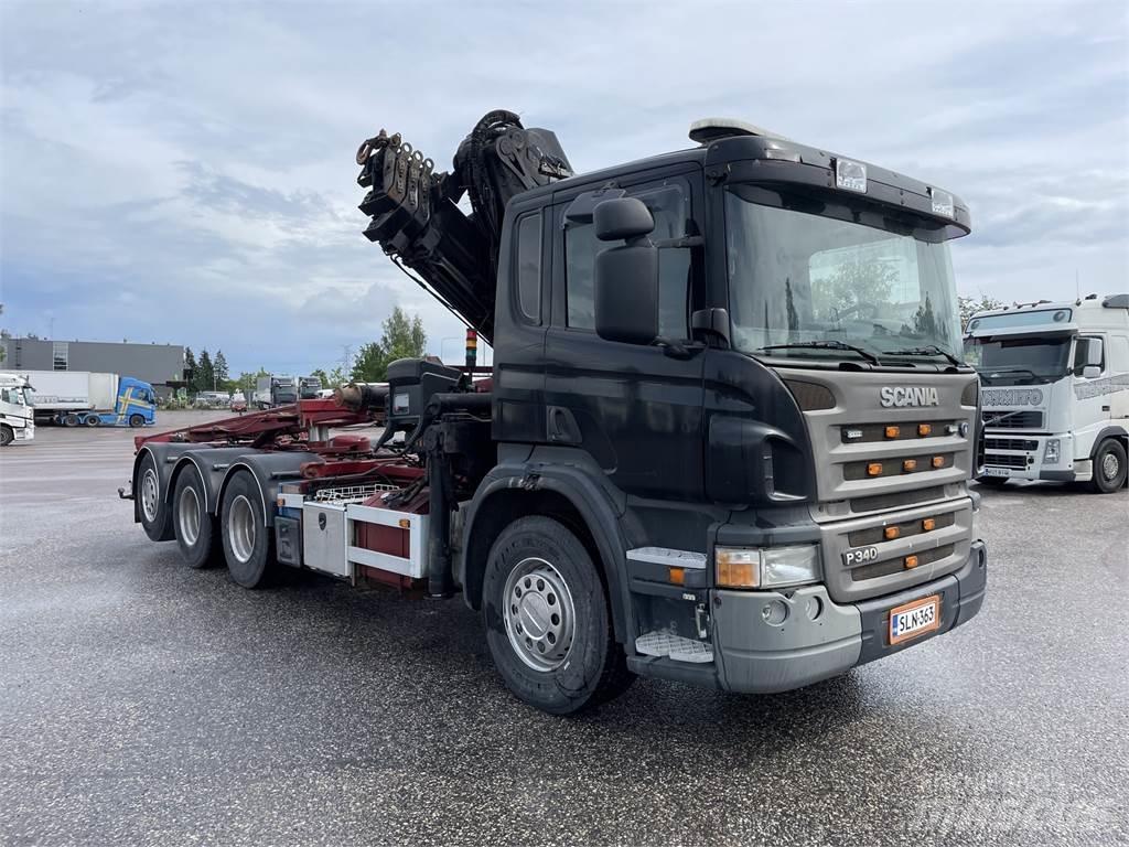 Scania P340 8x4 Camioane cu macara