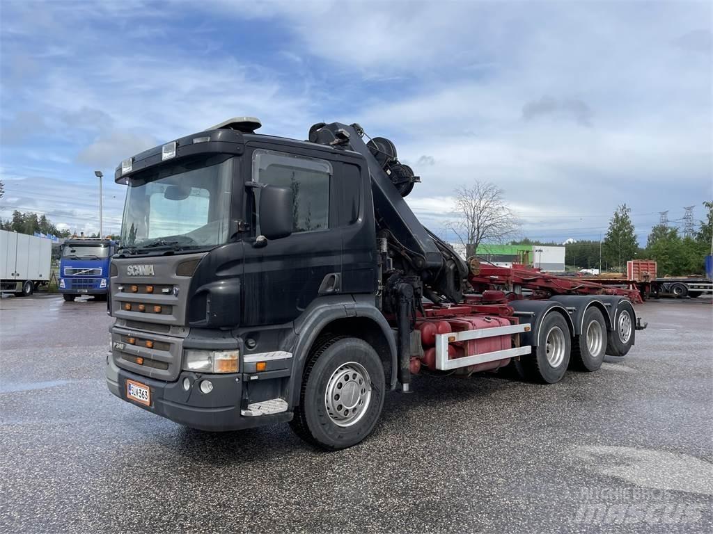 Scania P340 8x4 Camioane cu macara