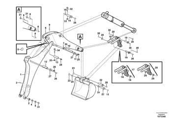 Volvo - Bolt - 15631339 Brate si cilindri