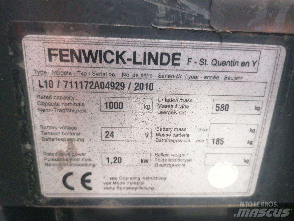 Linde L10 Transpaleta manuala