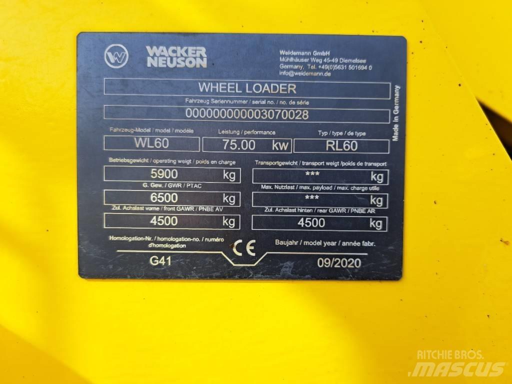 Wacker Neuson WL60 Incarcator pe pneuri
