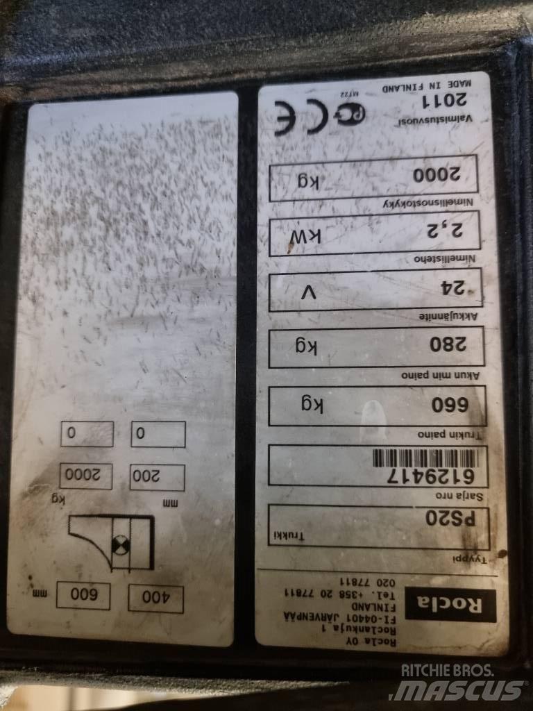 Rocla PS 20 Stivuitoare de micã inaltime pentu logistica